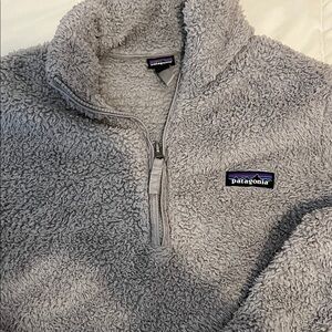 Patagonia Soft Gray Sherpa Jacket